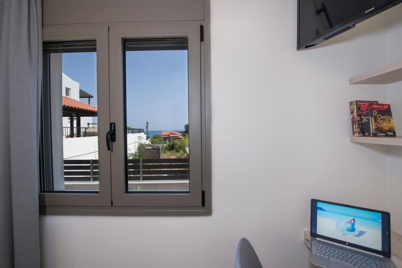 Mare View Stavros Villa Buitenkant foto